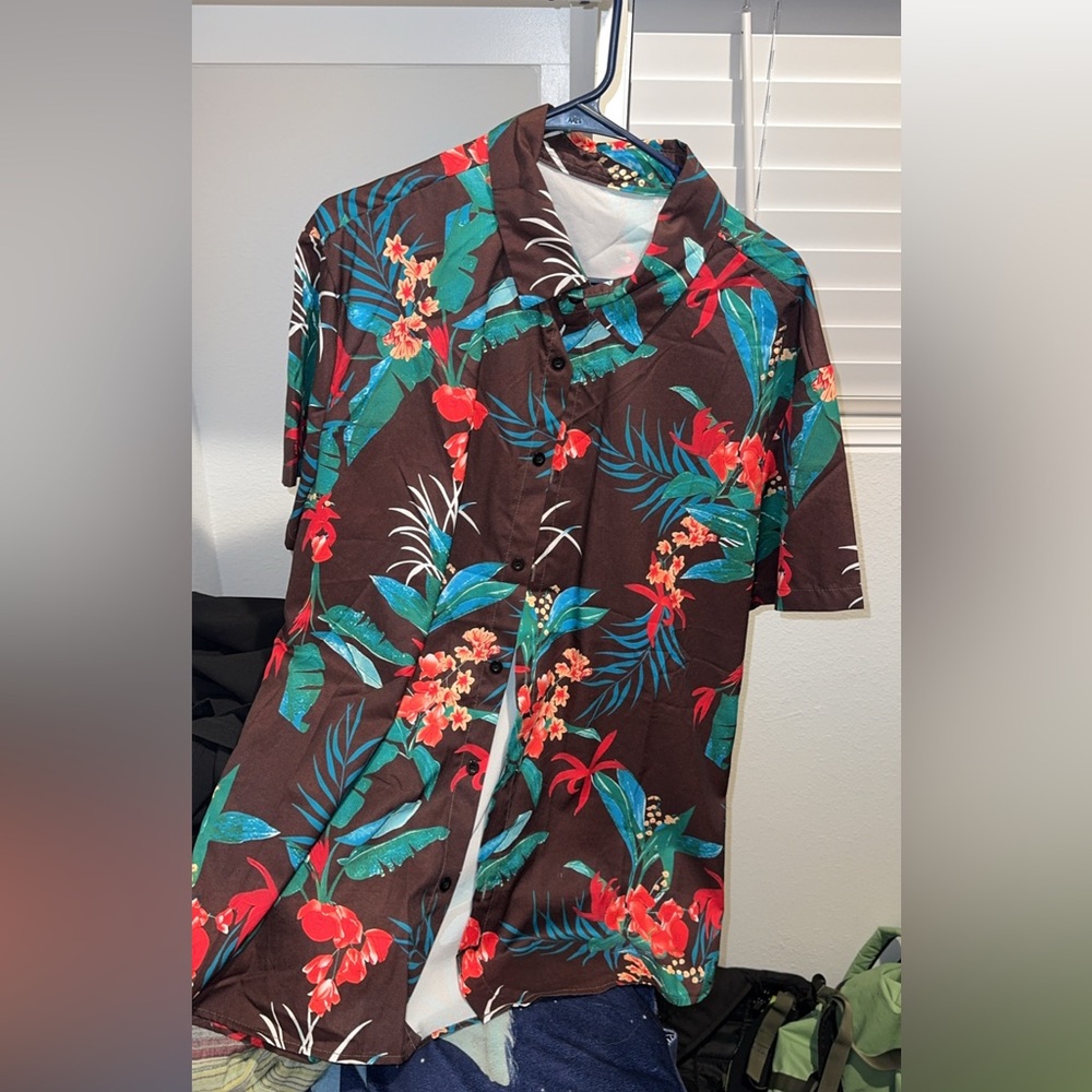 Tropical Floral Men's Shirt